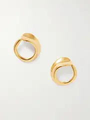 [AGMES] AGMES - Marta Gold Vermeil Hoop Earrings - One size One size Gold
