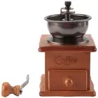 Coffee Bean Grinder Wooden Manual Coffee Grinder Hand Stainless Steel Retro4721