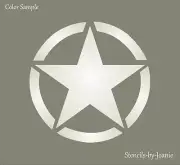 Joanie Military Star Stencil War Invasion Army DIY Craft Art Signs Free Shipping