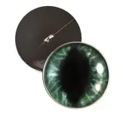 Big Green Dragon Sew On Glass Eyes 30mm Button Loops for Stuffed Animal Plushie