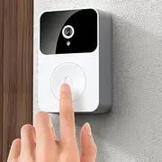 Wireless Video Doorbell WiFi Smart Wireless Video Doorbell Camera with Two-Way Audio Night Vision Smart Remote Video Doorbell with App Control Auto Cloud Storage for Home Security