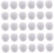 DOITOOL 100pcs Glitter Pom Poms Fluffy DIY Craft Balls for Clothing Shoe Hat Decoration Versatile Accessories for Creative Projects