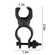 360° MTB Bike Bicycle Handlebar Flash Light Torch Lamp Mount Holder Clip Clamp