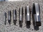 NPT Taps 1/8-1/4-3/8-1/2-3/4-1"one each size 6pcs all Starter Taps