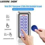 Metal Access Control Reader 125KHz EM Card Keypad IP67 Waterproof Code Door Lock