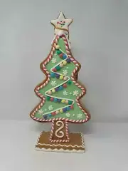 Cupcakes & Cashmere Gingerbread Candyland Tree, Candyland Christmas, 17” NEW