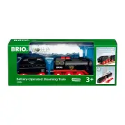 BRIO (Brio) Battery Powerce Team Train Wooden Rail Electric Locomotive 33884