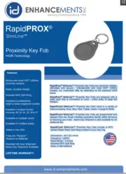 RapidPROX Slimline Key Fob, PRX-FOB-Slimline-Gray