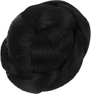 HONMEET Braid Chignon Bun Hairpiece Extension Claw for Women Short Hair Ponytail Hair Chignon Realistic Synthetic Hair Bun