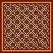 TUTTI FRUTTI - 115" x 115" - Quilt-Addicts Pre-cut Patchwork Quilt Kit King`