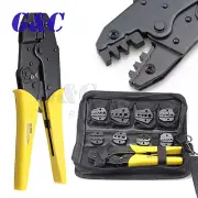 Cable Wire Crimper Ratcheting Terminal Crimping Pliers Cord End Terminals Tool