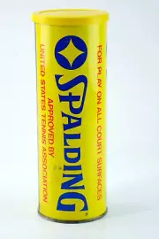 Spalding Tennis Balls Can Champion Grade 3 Yellow Sealed Approved BY US Associat
