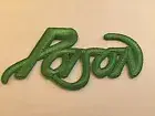 Poison Iron-On Patch Green Letters Logo NEW 4" x 2" Metal Rock