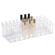 ELLDOO Rollerball Perfume Organizer, 44 Spaces Clear Acrylic Perfume Storage ...