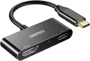 CHOETECH HUB-M03 USB-C to HDMI Adapter(4K@60hz) with 60W PD Charging Port