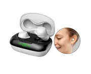 K1 Bluetooth 5.0 True Wireless Earbuds with Wireless Charging Case In Ear white