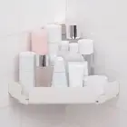 Shower Shelf No Drilling Anti-deformed Fashionable Look Corner Bathroom