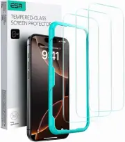 ESR 3 Pack for Iphone 16 Pro Max Screen Protector, Tempered Glass Film with Easy