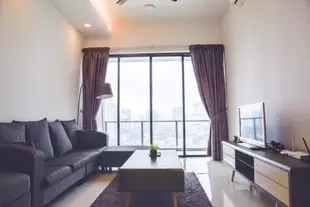 雙子星大樓的2臥室公寓 - 90平方公尺/2間專用衛浴Best bird view infinity pool family suite B10