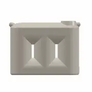 Clark Tanks 2000L Slim Poly Water Tank