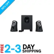 2.1 Multimedia Speaker System Wood 25W Strong Bass Easy Setup for PC/TV/Console