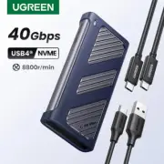 UGREEN 40Gbps NVMe M.2 SSD Case USB C 4.0 Gen2x2 Thunderbolt Enclosure Adapter