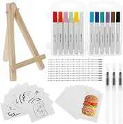 AwObEpl Magic Puffy Paint Easy Water Activation 3D Drawing Magic Canvas Sponge Painting for Kid DIY Craft Home Decorating Schoolwork