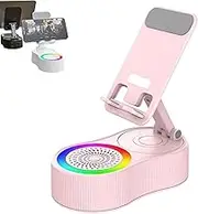 Sonicdrop Dock, No-Pair Magic Speaker & Charging Stand, Sonicdrop Dock Holder, Drop-to-Play Sound,for All Smart Phone (Pink)
