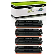 4PK CF400X 201X Toner Cartridge Fits For HP Color Laserjet M252dw M277dw M252dn