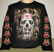 Slayer Skull Eagle Thrash Metal Band Long Sleeve T-Shirt Size S M L XL 2XL 3XL