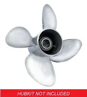 Torquemaster 13 x 17 4 Blade Stainless Steel Pro Force 75 - 150HP Single Exhaust