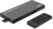 VALUE HDMI Matrix Switch, 4x2 Quad Multi-Viewer, Seamless Switching