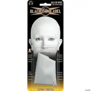 Bald Cap White Ghost Costume Makeup Mime Latex Professional Sculptured Cap