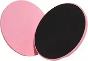 2 Pieces Nucleus of 2 Pieces Double -Sided Sliding Discs Full -Body Training Equipment for The Pilates Gymnasium