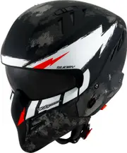 Suomy Armor Hi Volt, modular helmet , color: Matt Black/White/Grey , size: XS