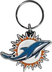 NFL Miami Dolphins Chrome Key Chain