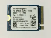 WD SDBPTPZ-1T00 1TB SSD PC SN530 M.2 2230 NVMe PCIe For Steam Deck Surface Lapto