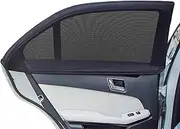 Universal Car Rear Side Window Sunshades,Car Rear Window Sun Shade,Breathable Mesh Baby Sun Shade Protects Kids from Sun Glare and UV Rays- 2 Pack