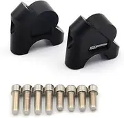 R1250GS LC S1000 XR Adventure R 1250GS Rallye R 1250 GS LC ADV R1250GS 1G13 K50 Handlebar Riser Clamp Back Move Mount Handlebar Riser Clamp(Black)