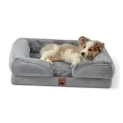 Orthopedic Dog Bed for Medium Dogs, Waterproof Memory Foam Medium Dog Beds