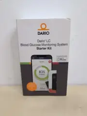 Dario LC Blood Glucose Monitoring System Starter Kit for iPhone + strips/lancets