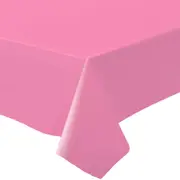 Bright Pink Rectangle Paper Tablecloth