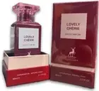 lovely cherie edp perfume by maison alhambra by lattafa 80ml..