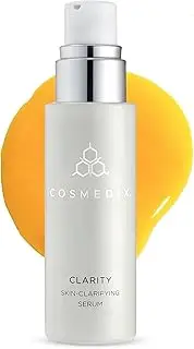 COSMEDIX Clarity Skin-Clarifying Serum - Moisturizing Facial Serum for Smoother, Clearer-Looking Skin & Natural Glow - Moisture-Rich Skin Care for Fine Lines & Uneven Skin Tone