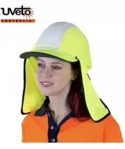 UVeto Australia Gobi Over Hat Hard Hat Sun Protection Cover UPF50+ Micro Mesh