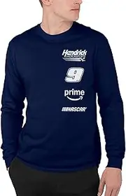 Junk Food NASCAR - Driver Sponsors Stacked Logos - Unisex Adult Sports Fan T-Shirt for Men & Women