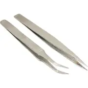 2 Tweezers #AA #F for Bead String Knotting