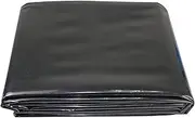 Outdoor Pond Liner 0.12mm Thick, Garden Polythene Sheeting Black Damp Proof Membrane 3x4m 4x6m 5x8m 8x10m 10x12m Underlay Impermeable Pond Lining Film(1x10m(3.3x32.8ft))