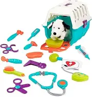 Battat – Pretend Play Vet Toys – Dog Care Playset – Plush Pup & Carrier – Toddler Veterinarian Set – 2 Years + – Dalmatian Vet Kit