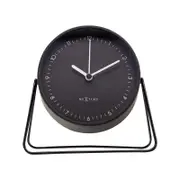 NeXtime Berlin Table Alarm Clock Black with Night Light 14 x 13 x 7cm